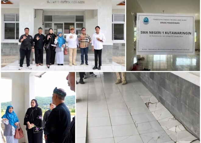 Kasus Yang Hampir Sama Dengan USB SMKN1 Cijeungjing Ciamis,  Pembangunan USB SMAN 1 Kutawaringin Kab. Bandung, Rusak Sebelum dipakai