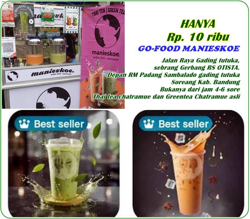 Temukan Thai Tea di Depan RS Otista Soreang