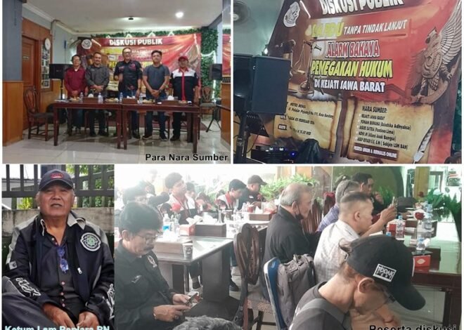 Forum Diskusi Publik Lsm BAN–Media, “Lapdu Tanpa Tindak Lanjut, Alarm Bahaya Penegakan Hukum di Kejati Jawa Barat”