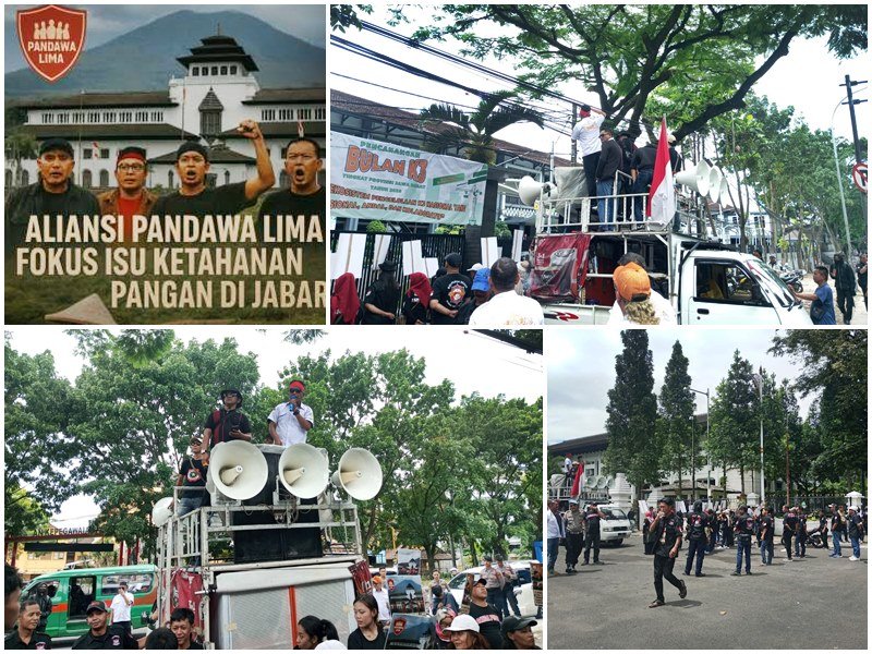 Geruduk Gedung Sate, Aliansi Pandawa Lima, Agus Satria, “Ketahanan Pangan Jabar Bukan Sekedar Jargon””