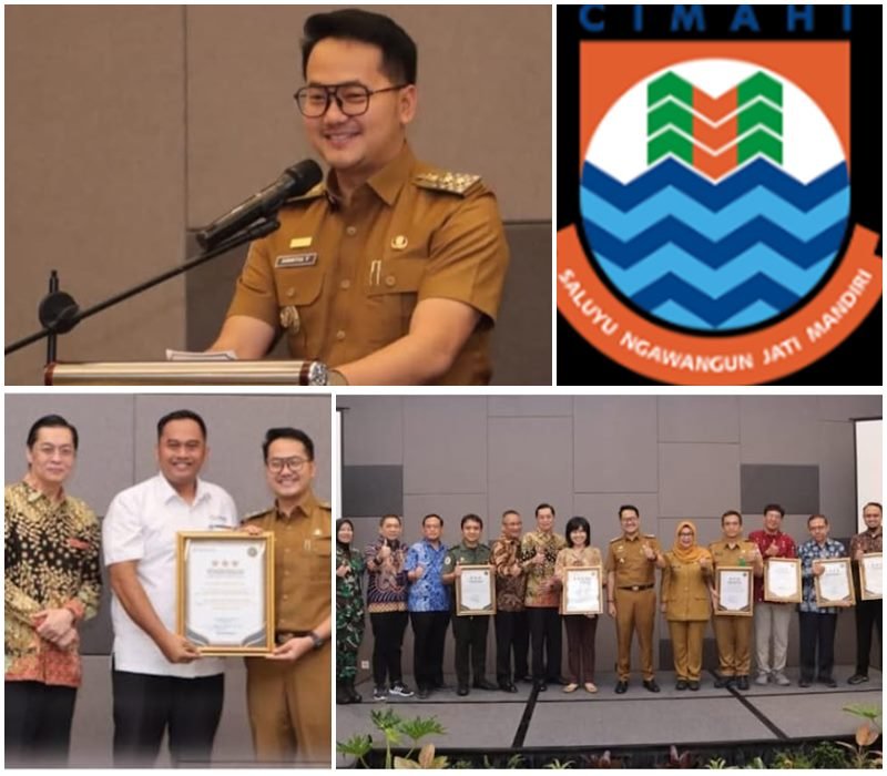 Adhitia Yudistira Wakil Walikota Cimahi Serahkan 12 Faskes, Raih Penghargaan “Transformasi Digital”
